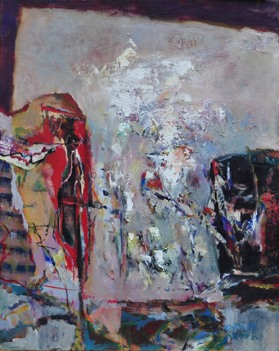Zeit des Wartens II van Andreas Kramer, Schilderij te koop op Singulart