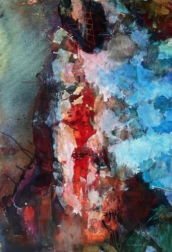 Herzbergmetamorphosen 24 van Andreas Kramer, Schilderij te koop op Singulart