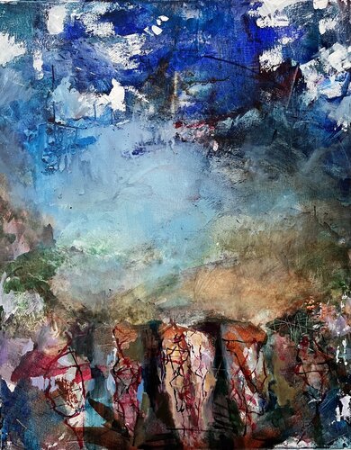 Tempi incerti 5 di Andreas Kramer, Pittura in vendita su Singulart
