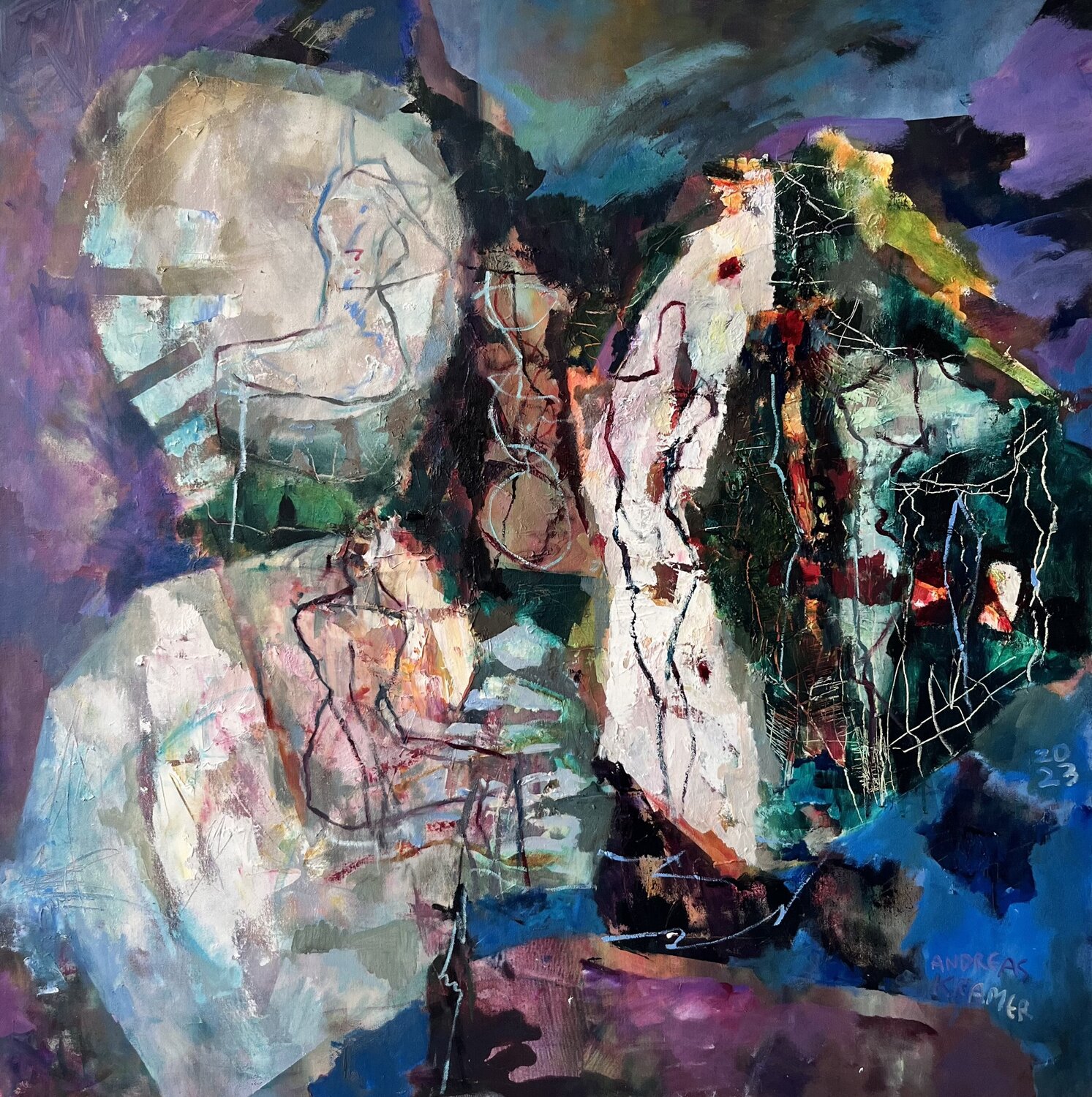 Herzbergklänge 40 by Andreas Kramer (2023) : Painting