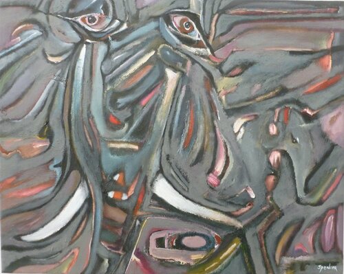 Circus Elephant de Scott Andrew Spencer, Pintura a la venta en Singulart
