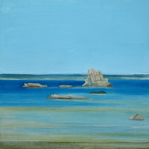 Baie di Rondinara I van Marie-Louise VanDenAkker, Schilderij te koop op Singulart