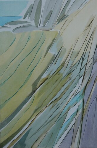 Eau et Roche I di Marie-Louise VanDenAkker, Pittura in vendita su Singulart