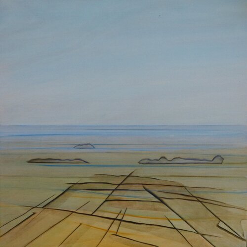 Roche et mer II van Marie-Louise VanDenAkker, Schilderij te koop op Singulart