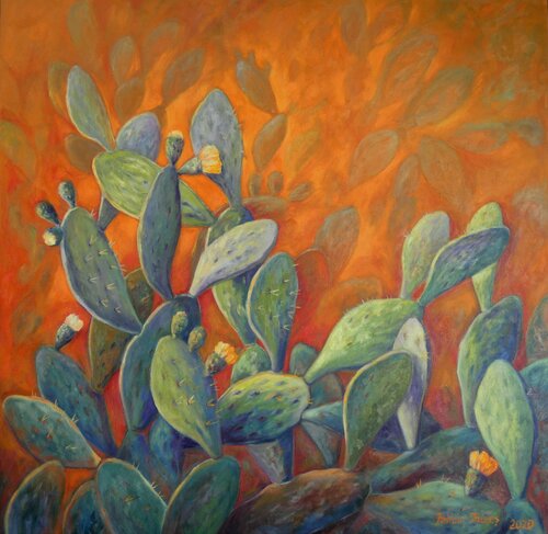 Heat van Felicia Trales, Schilderij te koop op Singulart