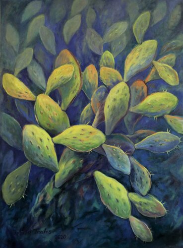 Cactus di Felicia Trales, Pittura in vendita su Singulart