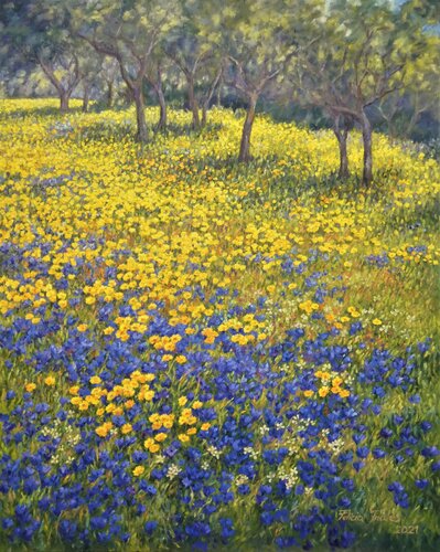 Bright Afternoon di Felicia Trales, Pittura in vendita su Singulart