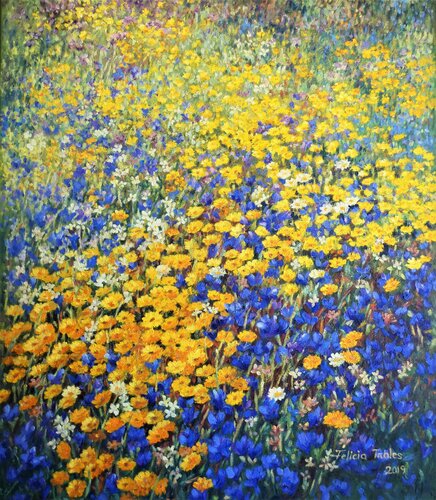 Some more Flowers van Felicia Trales, Schilderij te koop op Singulart