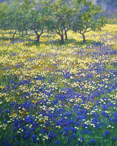 Bright Spring Afternoon van Felicia Trales, Schilderij te koop op Singulart