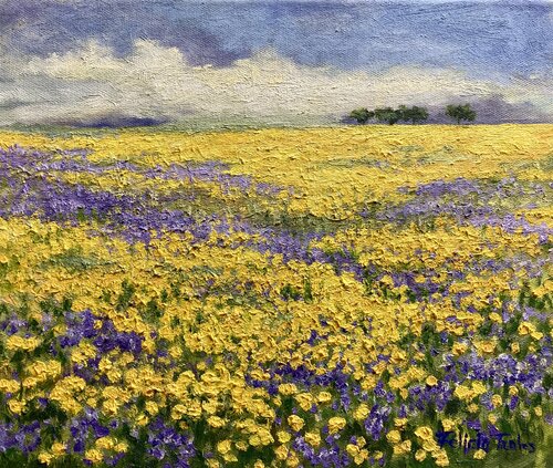 Flowered Field Felicia Trales