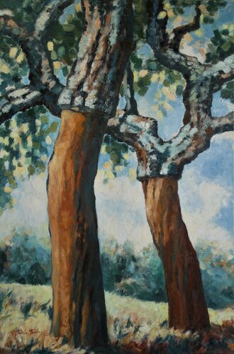Corktree by Felicia Trales, 회화 for Sale on Singulart