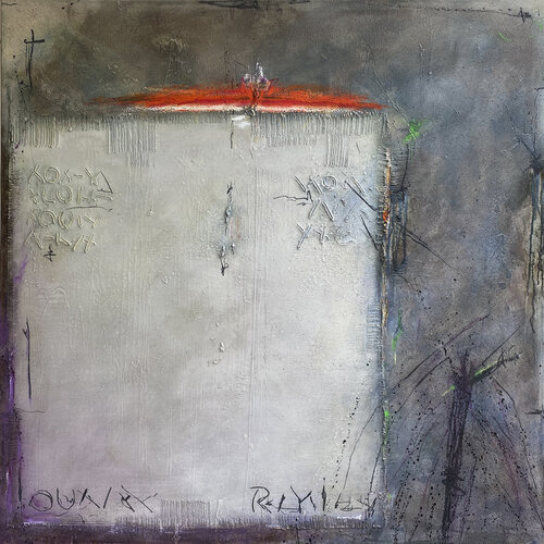 O.T. -  Originalbild - auch 2 teilig möglich /  Strukturen / Mischtechnik auf Leinwand. van Rudi Eckerle, Schilderij te koop op Singulart