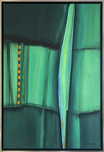 O.T. - Jetzt zum Verkauf aus Privatsammlung des Künstlers - Originalbild / Lands Cape auf Leinwand di Rudi Eckerle, Pittura in vendita su Singulart