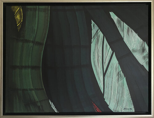 O.T. - Jetzt zum Verkauf  aus Privatsammlung des Künstlers - Originalbild / Lands Cape auf Leinwand de Rudi Eckerle, Pintura a la venta en Singulart