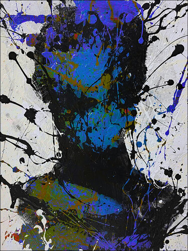 Mysterious - Zutiefst Menschlich 3 - ohne Rahmen de Rudi Eckerle, Impresión a la venta en Singulart