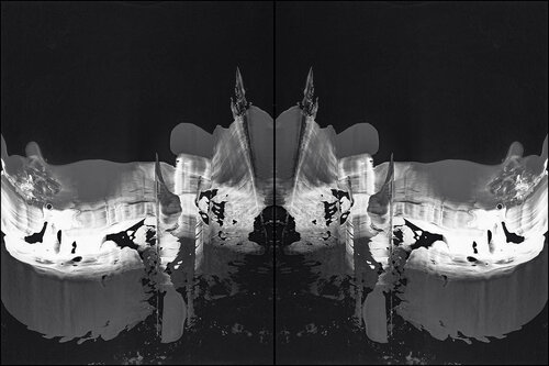 Gespiegelt 3 - Original Bild gespiegelt -  Als Druck auf Leinwand by Rudi Eckerle, Print for Sale on Singulart