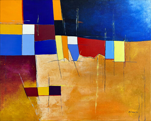 Color Field 2 von Rudi Eckerle, Malerei kaufen auf Singulart