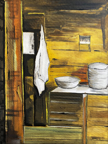 Alte Stube von Rudi Eckerle, Malerei kaufen auf Singulart