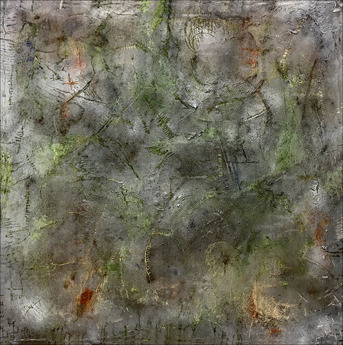 O.T. Landschaft / Strukturen de Rudi Eckerle, Pintura a la venta en Singulart