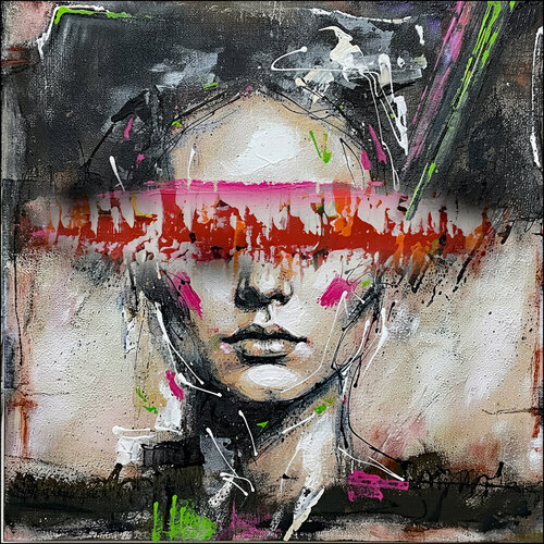 Gesicht 1 by Rudi Eckerle, 인쇄 for Sale on Singulart