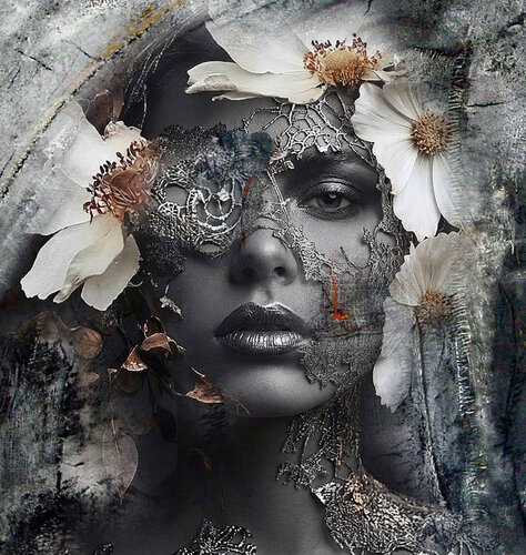 Gesicht 7  - Wunschgrößen by Rudi Eckerle, Print for Sale on Singulart