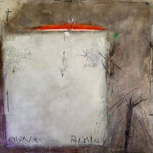 Spuren im Raum di Rudi Eckerle, Pittura in vendita su Singulart