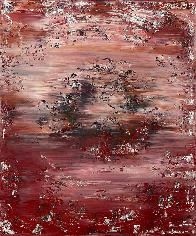 O.T. -  Monochrome Red  - Originalbild Rudi Eckerle