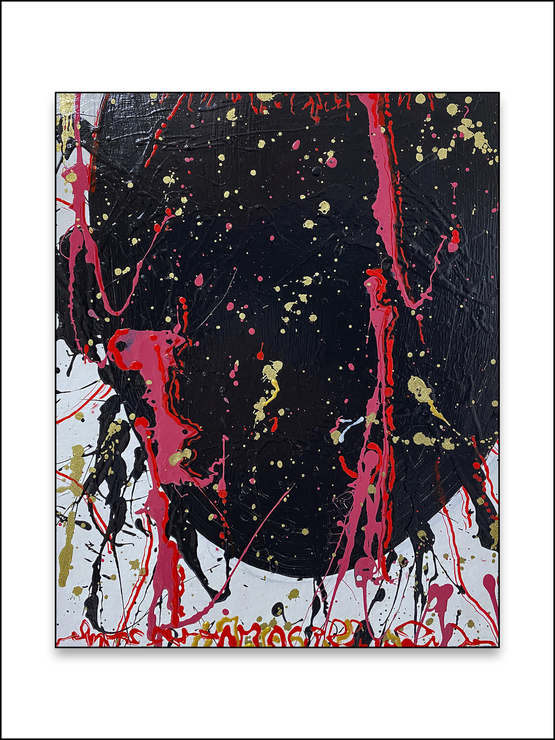 Mysterious Faces 02 -  Mit Passepartout 30 x 40 cm Rudi Eckerle