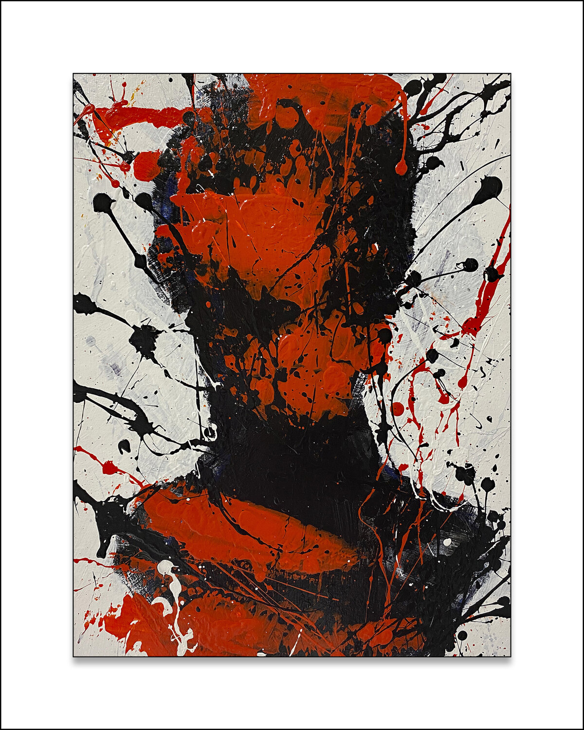 Mysterious Faces 07 -  Mit Passepartout 50 x 40 cm Rudi Eckerle