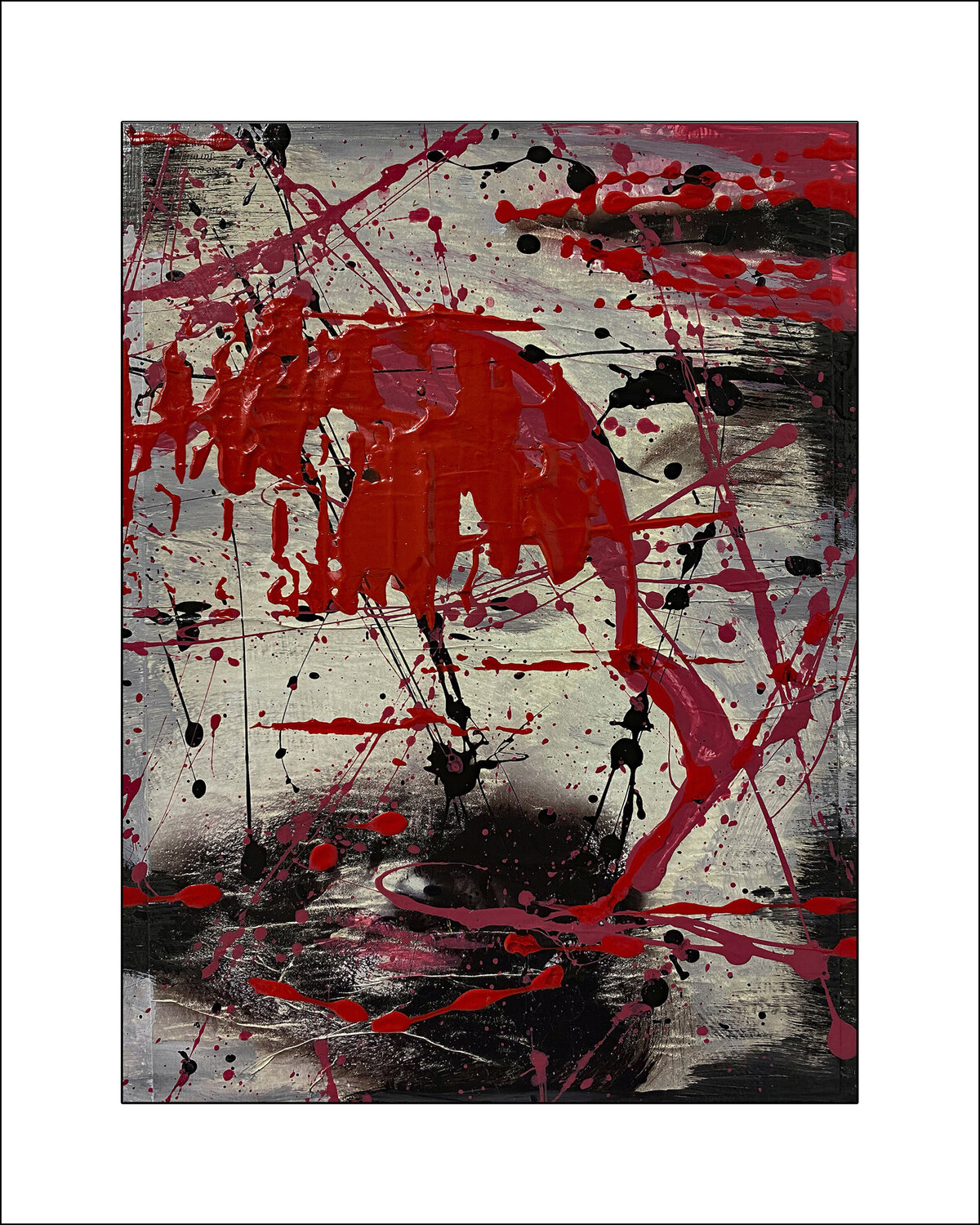 Mysterious Faces 010 -  Mit Passepartout 30 x 24 cm Rudi Eckerle