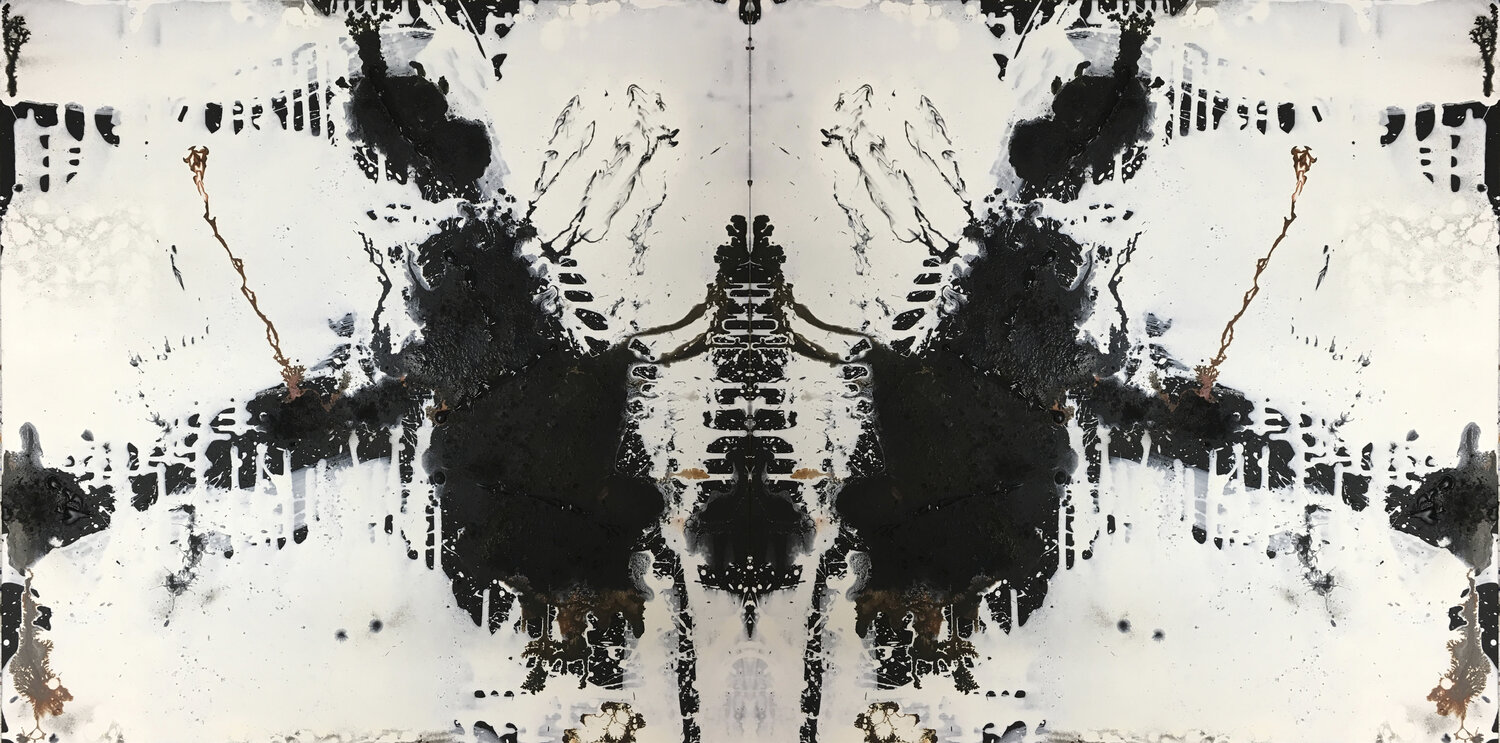 Gespiegelt 1 - Original Bild gespiegelt - Als Druck auf Leinwand Rudi Eckerle Druck zu verkaufen
