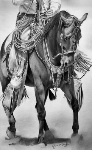 Gathered Up by Maria D'Angelo, Drawing for Sale on Singulart