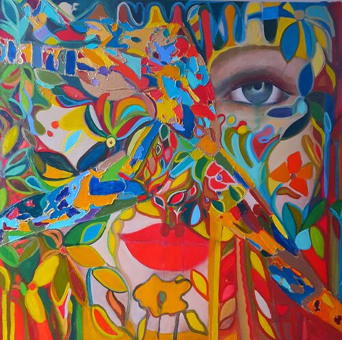 Trêve pour la beauté van Sandra Land, Schilderij te koop op Singulart