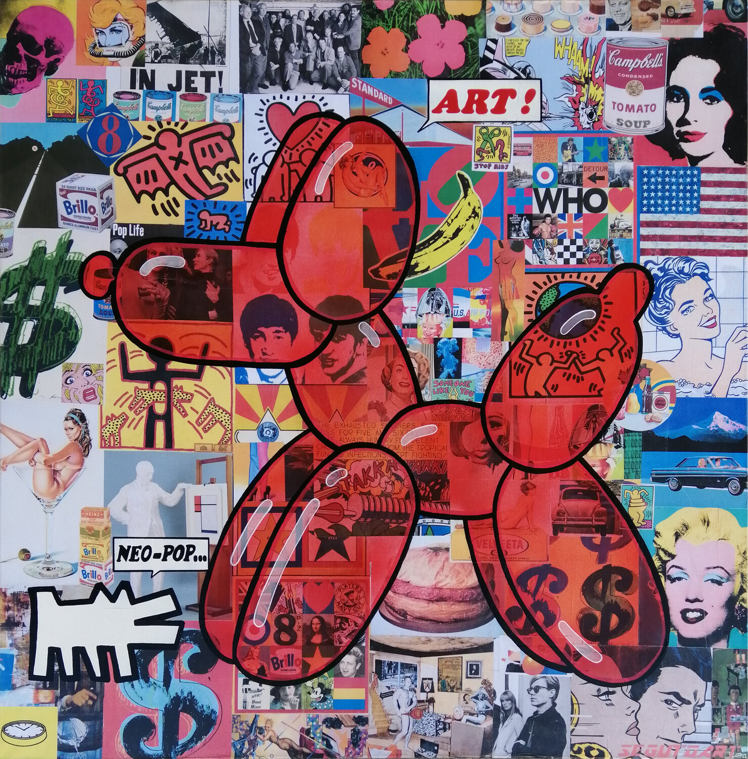 NEO - POP... de Segutoart Seguto (2022): Pintura Pintura en spray en Lienzo  - Singulart