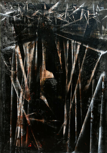 ''The Suffering of Christ'' van Gustavs Filipsons, Schilderij te koop op Singulart