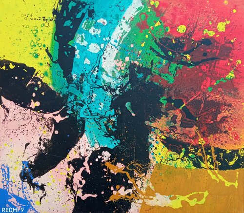 Fleur van Mirko Cavalli, Schilderij te koop op Singulart