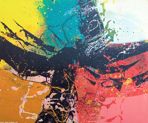 No title. van Mirko Cavalli, Schilderij te koop op Singulart