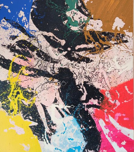 Fleur van Mirko Cavalli, Schilderij te koop op Singulart