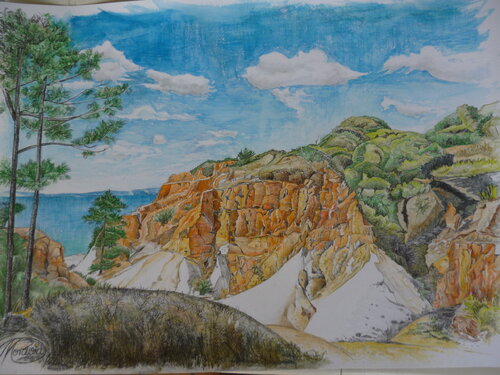 Schönheit der Landschaft - Felsenküste in Portugal Karin Steffek-Moravia