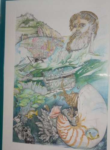 Schönheit des Meeres III di Karin Steffek-Moravia, Opera su carta in vendita su Singulart