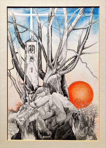 Das Licht der Welt by Karin Steffek-Moravia, Work on Paper for Sale on Singulart