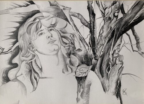 Jung-Siegfried van Karin Steffek-Moravia, Werk op papier te koop op Singulart