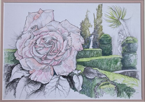 La Regina del Parco by Karin Steffek-Moravia, Work on Paper for Sale on Singulart