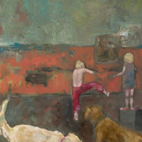 Mischievious van Tracy Ostmann Haschke, Schilderij te koop op Singulart