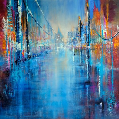 Unterwegs di Annette Schmucker, Pittura in vendita su Singulart