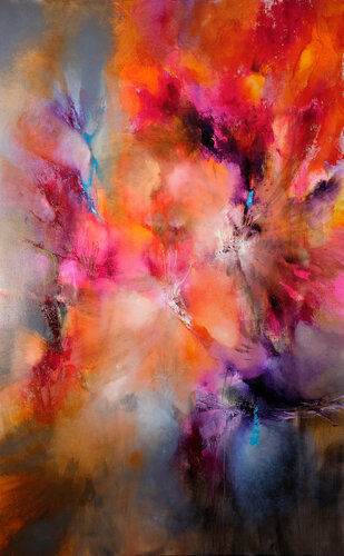 Feuerwerk di Annette Schmucker, Pittura in vendita su Singulart