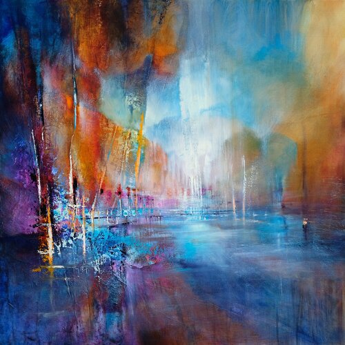 Im Hafen di Annette Schmucker, Pittura in vendita su Singulart