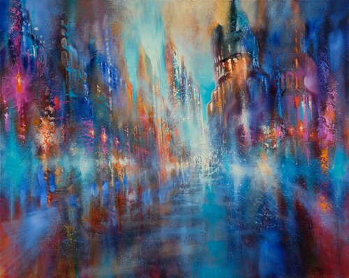 Into the light van Annette Schmucker, Schilderij te koop op Singulart