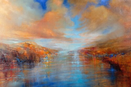 Immer weiter van Annette Schmucker, Schilderij te koop op Singulart