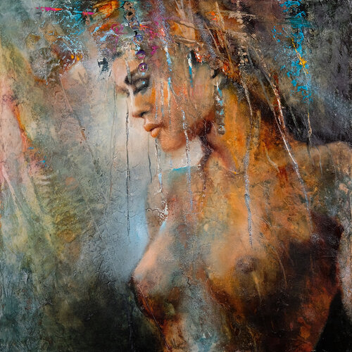 Die Königin van Annette Schmucker, Schilderij te koop op Singulart